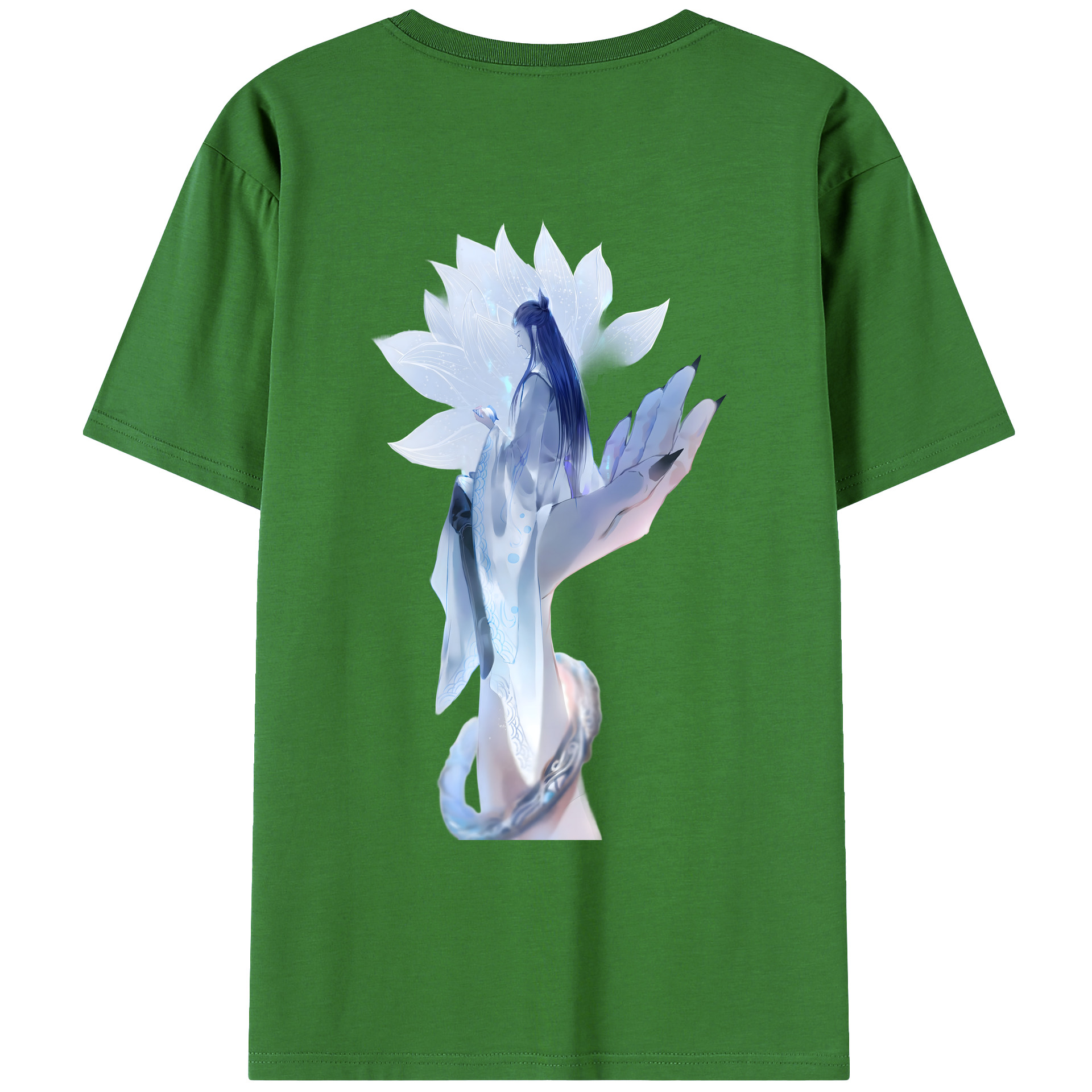 （画像用） Ne Zha 2 ナタ 魔童の大暴れ レディース半袖Tシャツ(バックプリント)